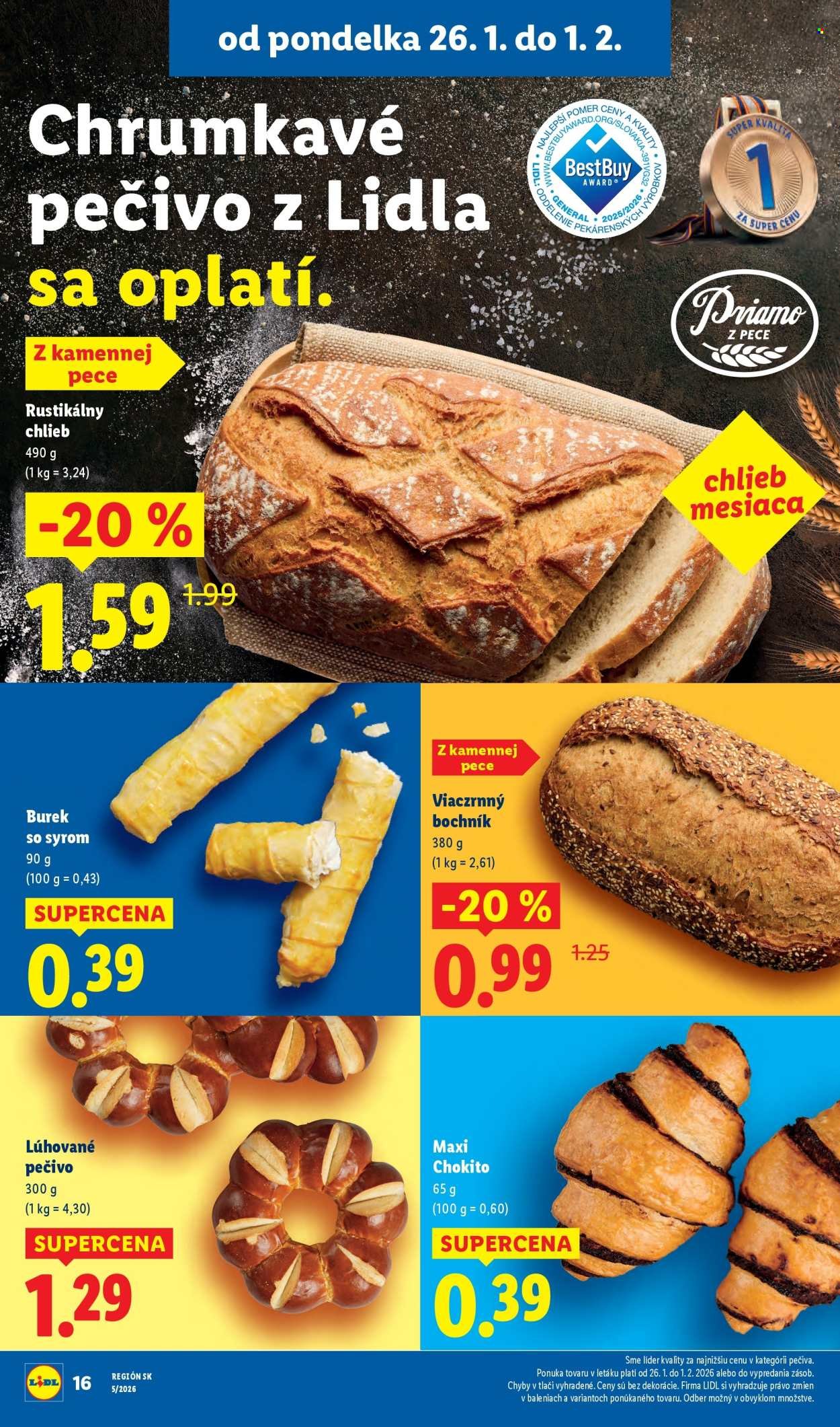 LIDL leták - Od štvrtka 29.1.2026 (2026-01-29 - 2026-02-01) | 52