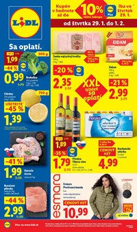 LIDL leták - Od štvrtka 29.1.2026 (2026-01-29 - 2026-02-01)