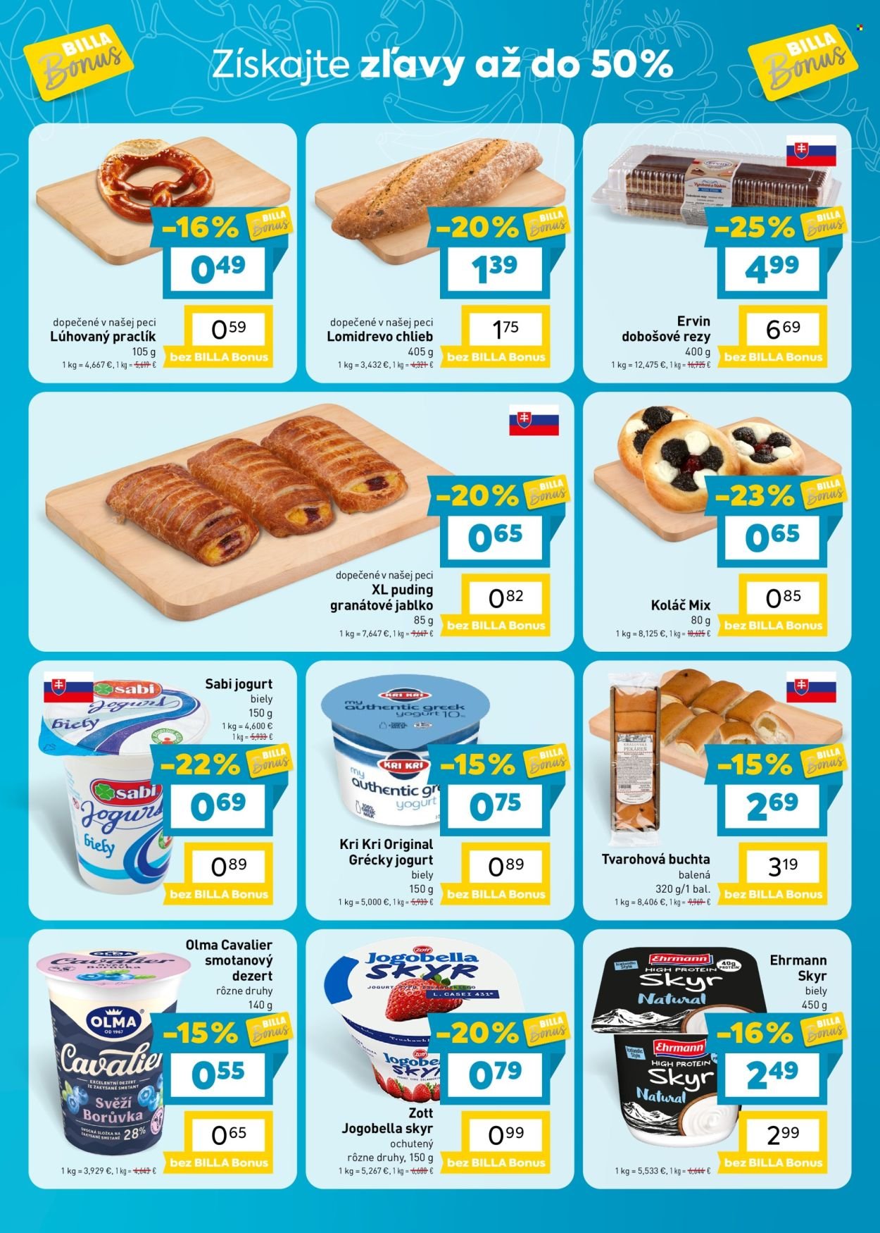 BILLA leták - Bonus leták