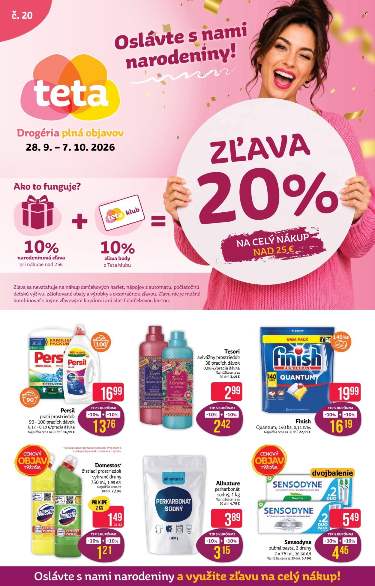 TETA DROGERIE leták - Od pondelka 28.9.2026