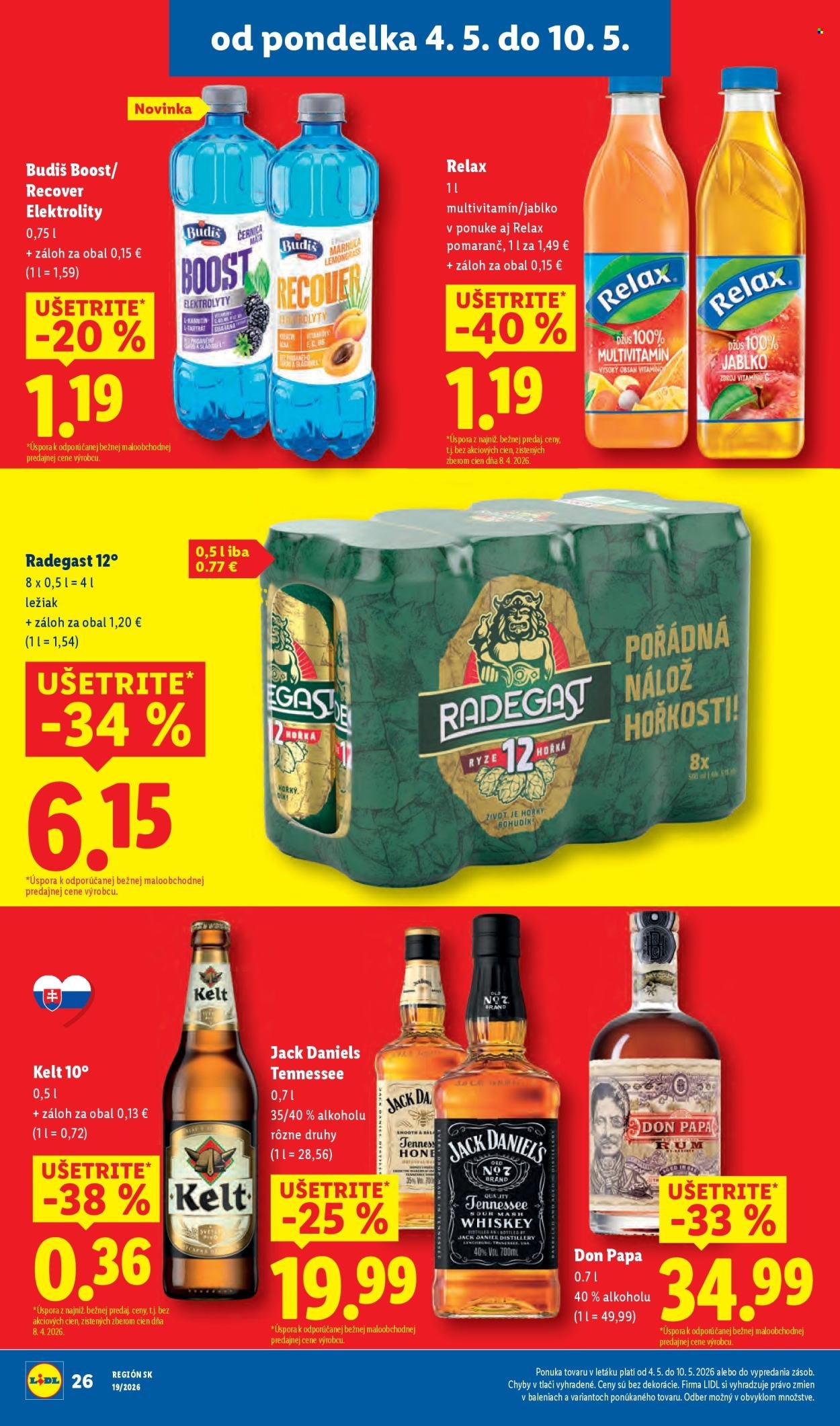 LIDL leták - Od pondelka 4.5.2026 (2026-05-04 - 2026-05-10) | 38