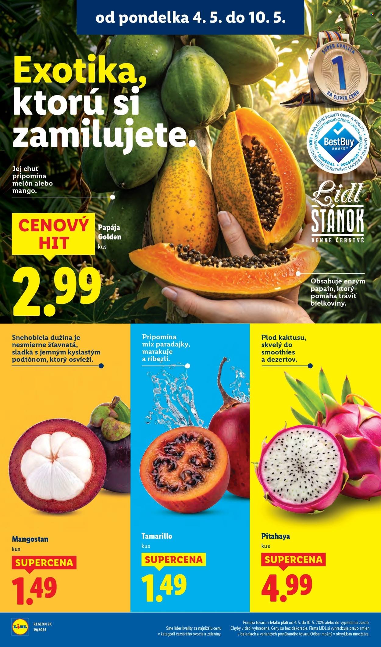 LIDL leták - Od pondelka 4.5.2026 (2026-05-04 - 2026-05-10) | 6