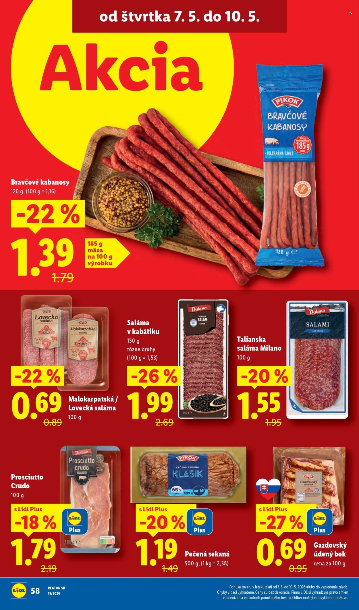 LIDL leták - Od pondelka 4.5.2026 (2026-05-04 - 2026-05-10) | 70