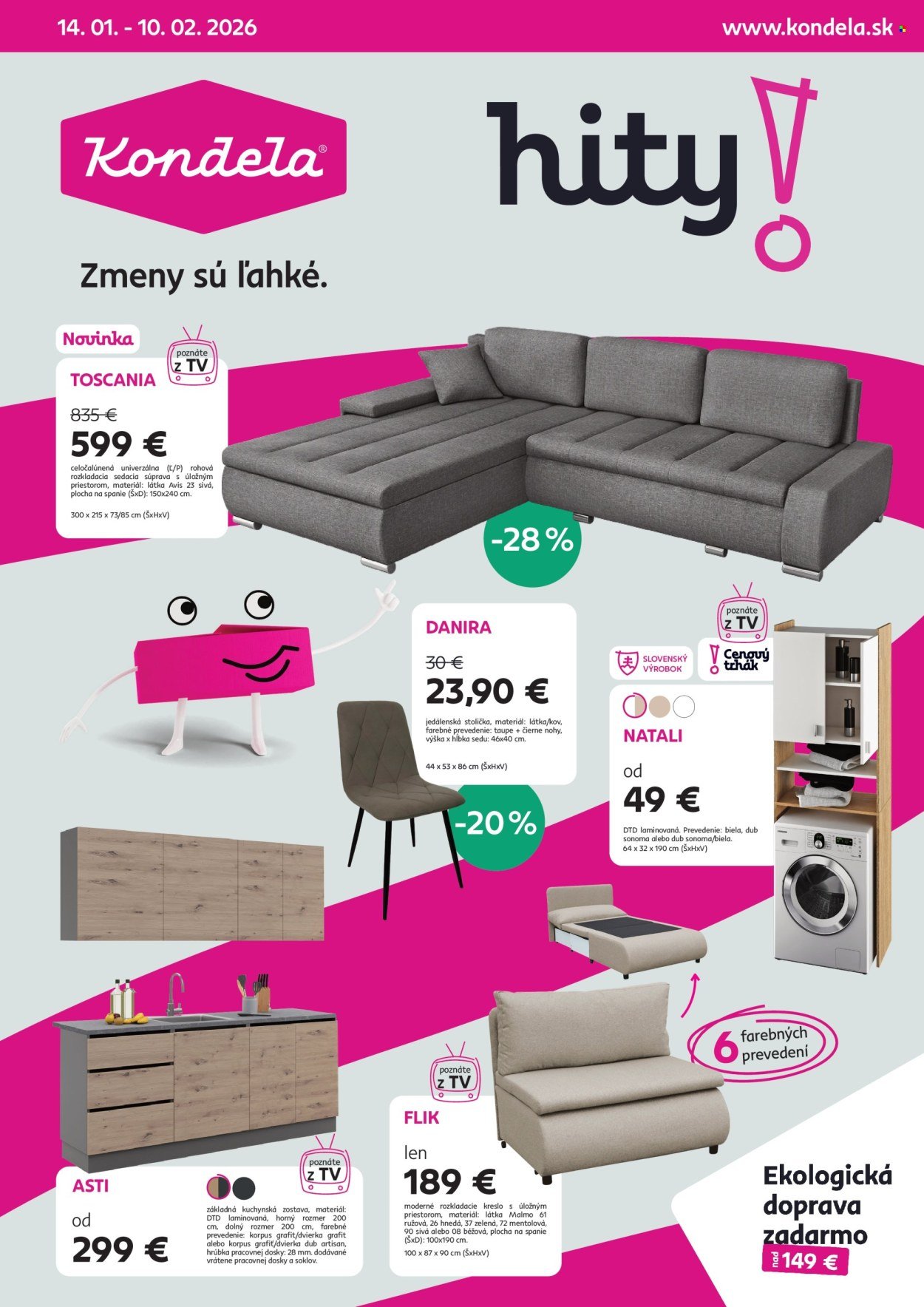 KONDELA leták - hity! (2026-01-14 - 2026-02-10) | 1