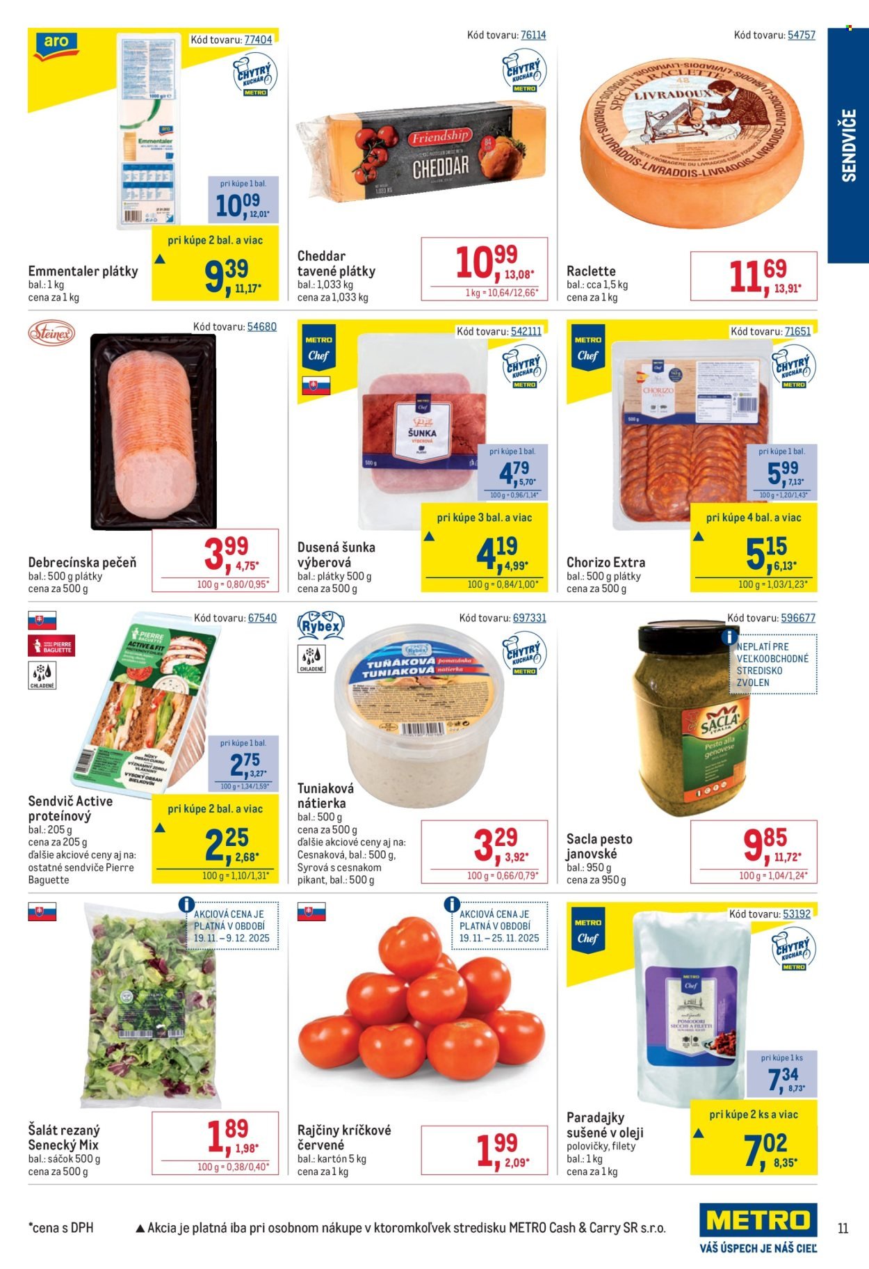 METRO leták - Fast Food (2025-11-19 - 2025-12-31) | 11