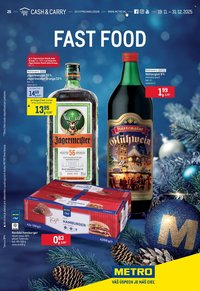 METRO leták - Fast Food (2025-11-19 - 2025-12-31)