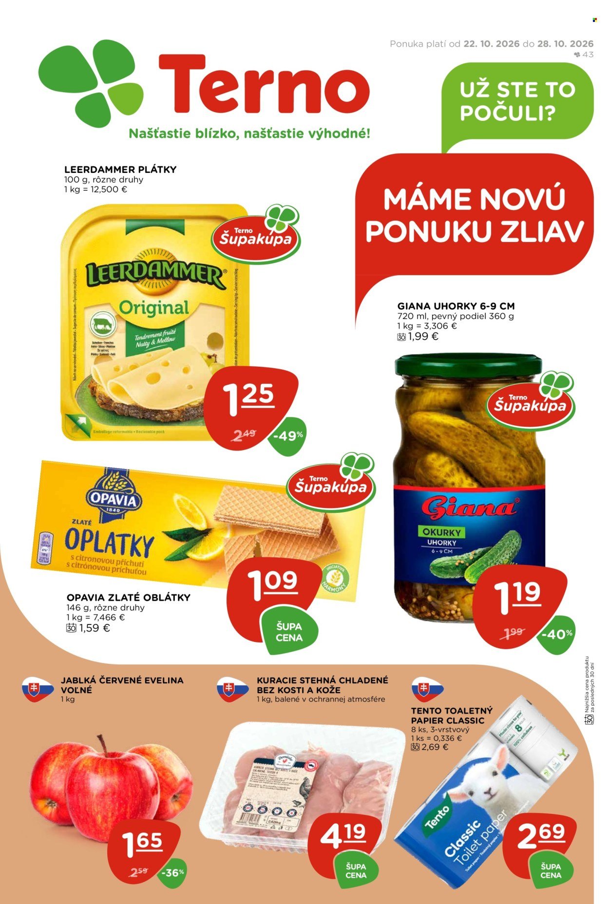 TERNO leták - Od štvrtka 22.10.2026