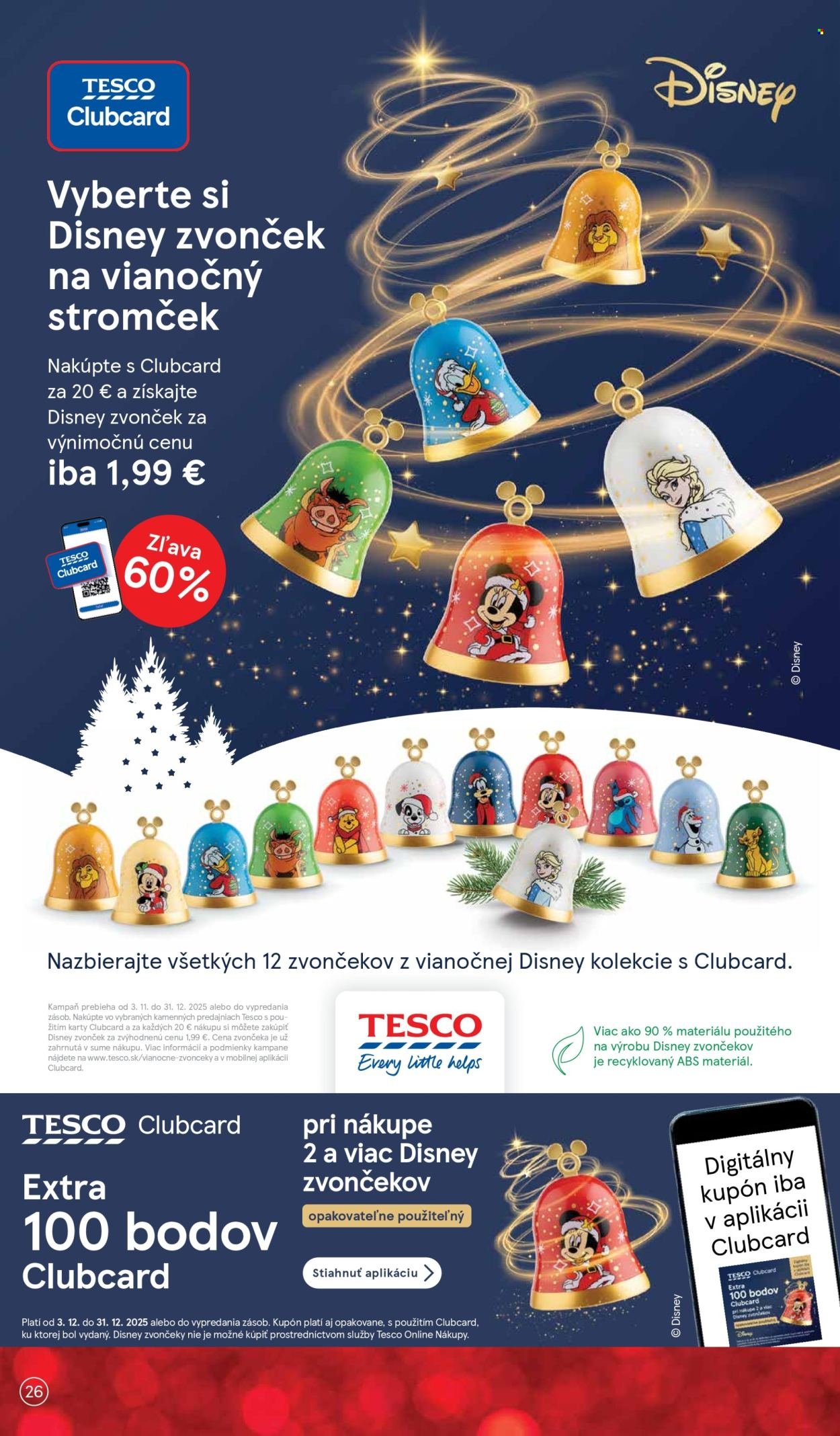 TESCO leták - Od pondelka 8.12.2025 (2025-12-08 - 2025-12-16) | 26