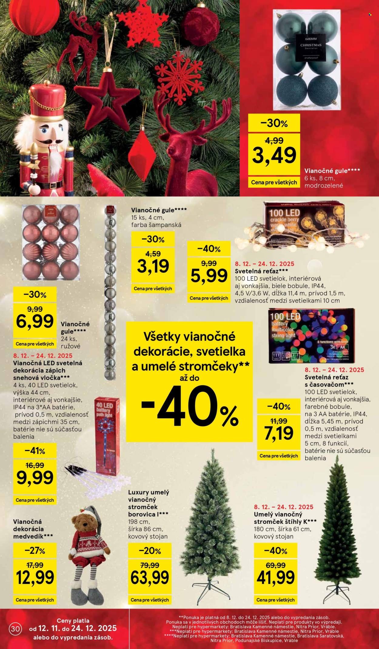 TESCO leták - Od pondelka 8.12.2025 (2025-12-08 - 2025-12-16) | 30