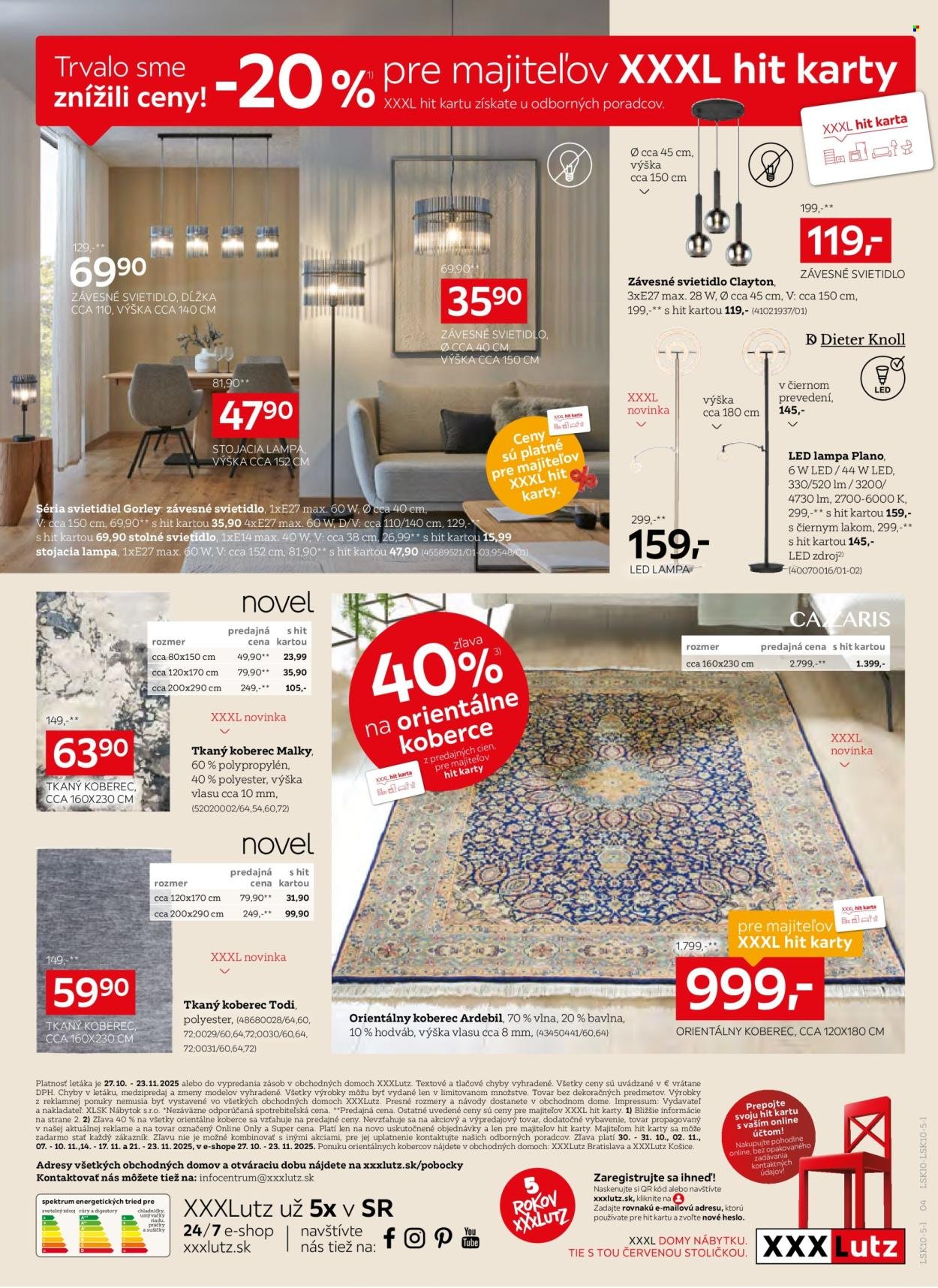 XXXLUTZ leták - XXXL výber osvetlenia a podláh (2025-10-27 - 2025-11-23) | 4