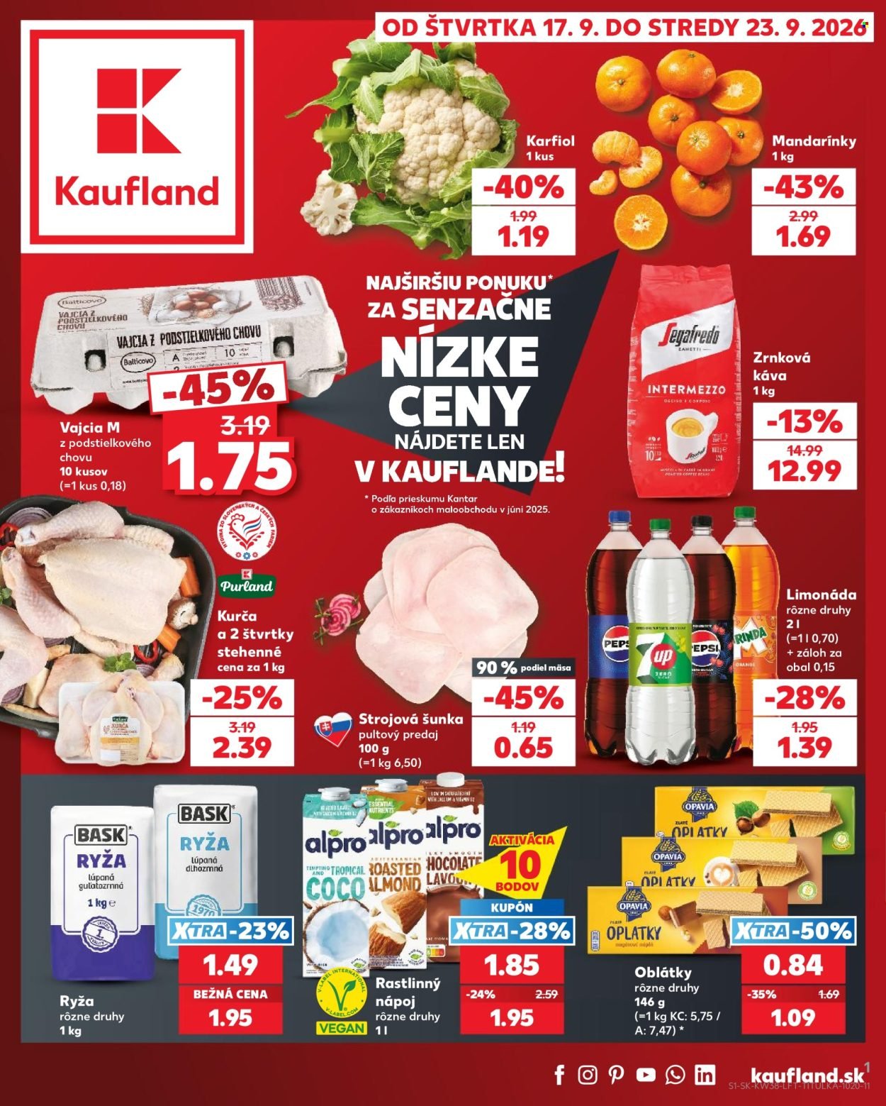 KAUFLAND leták - Od štvrtka 17.9.2026