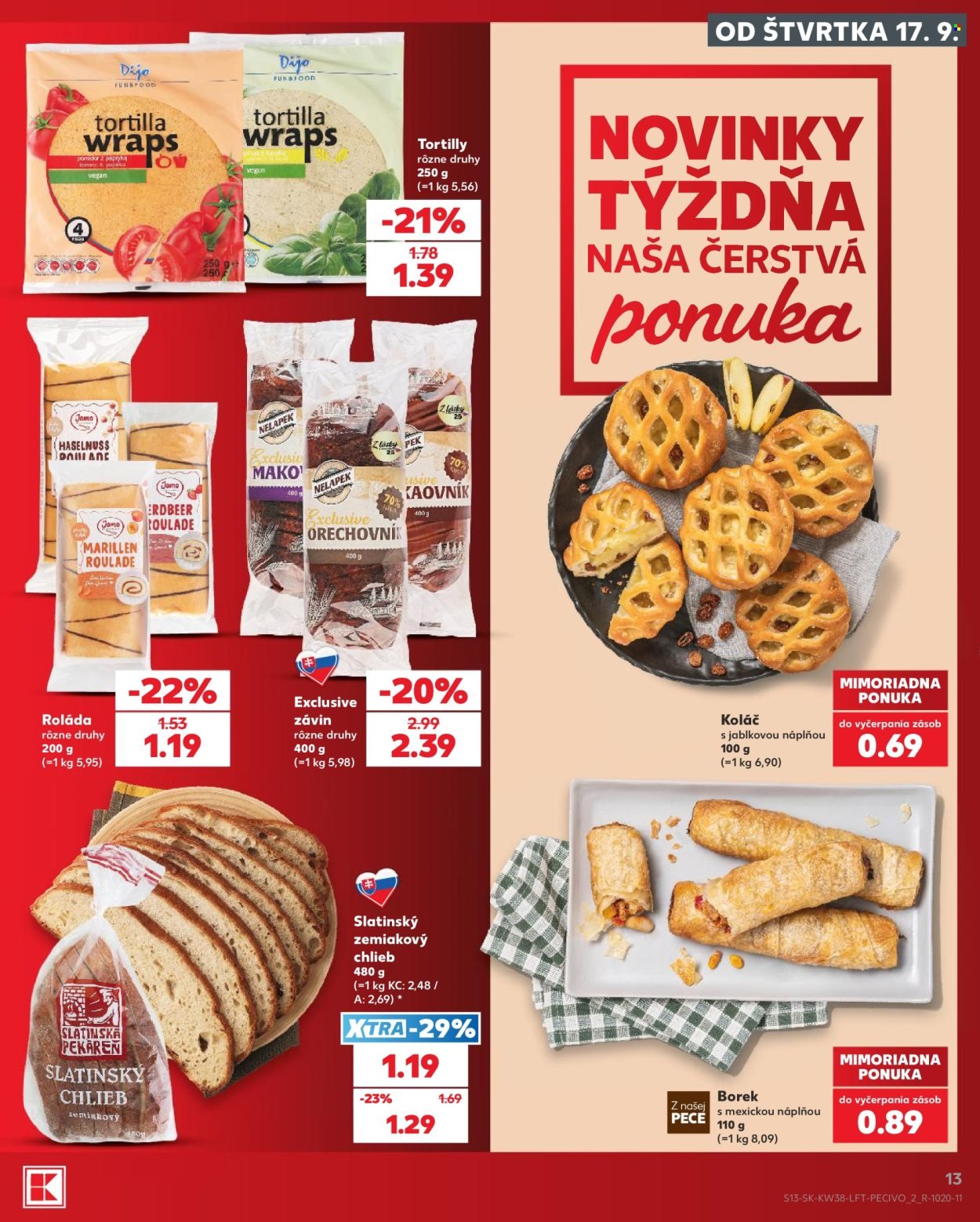 KAUFLAND leták - Od štvrtka 17.9.2026