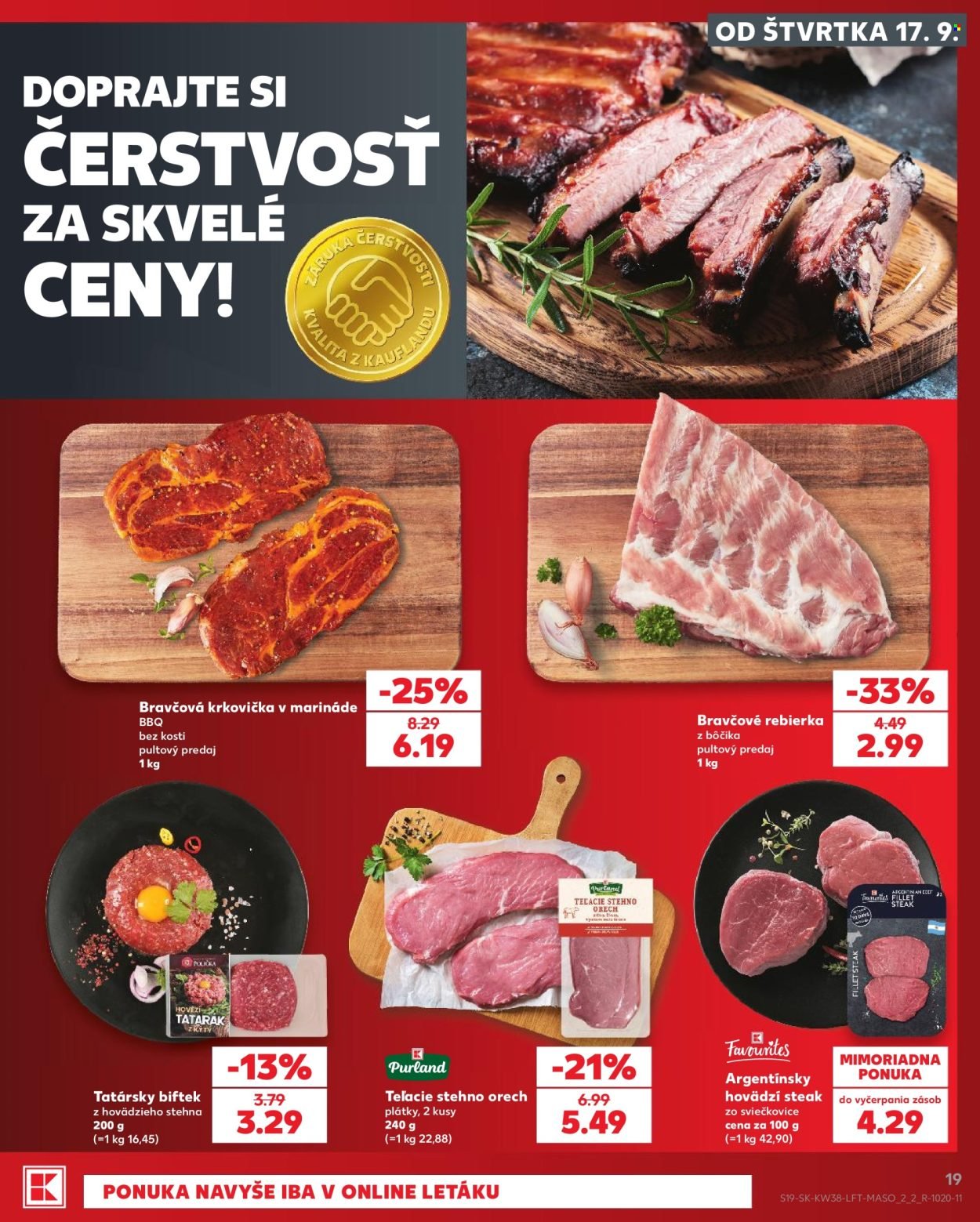 KAUFLAND leták - Od štvrtka 17.9.2026
