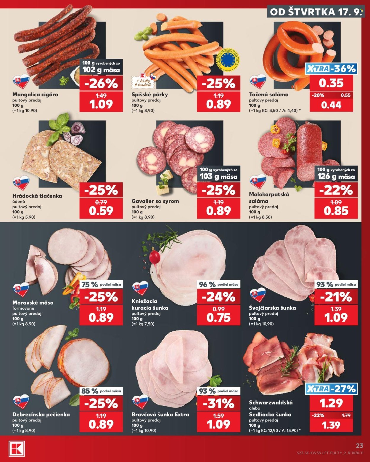 KAUFLAND leták - Od štvrtka 17.9.2026