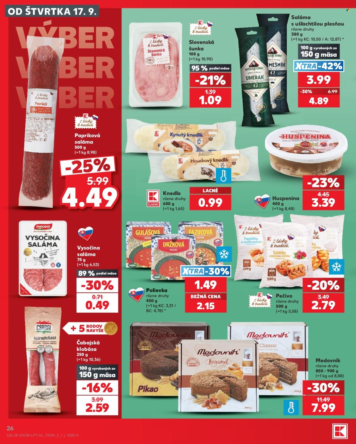 KAUFLAND leták - Od štvrtka 17.9.2026