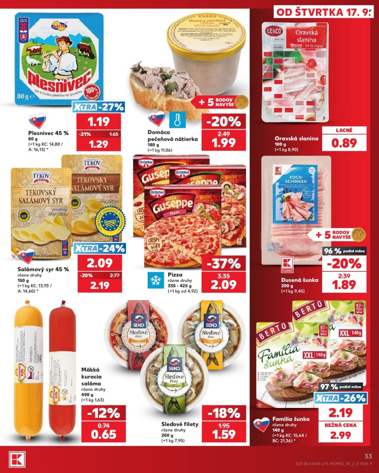 KAUFLAND leták - Od štvrtka 17.9.2026
