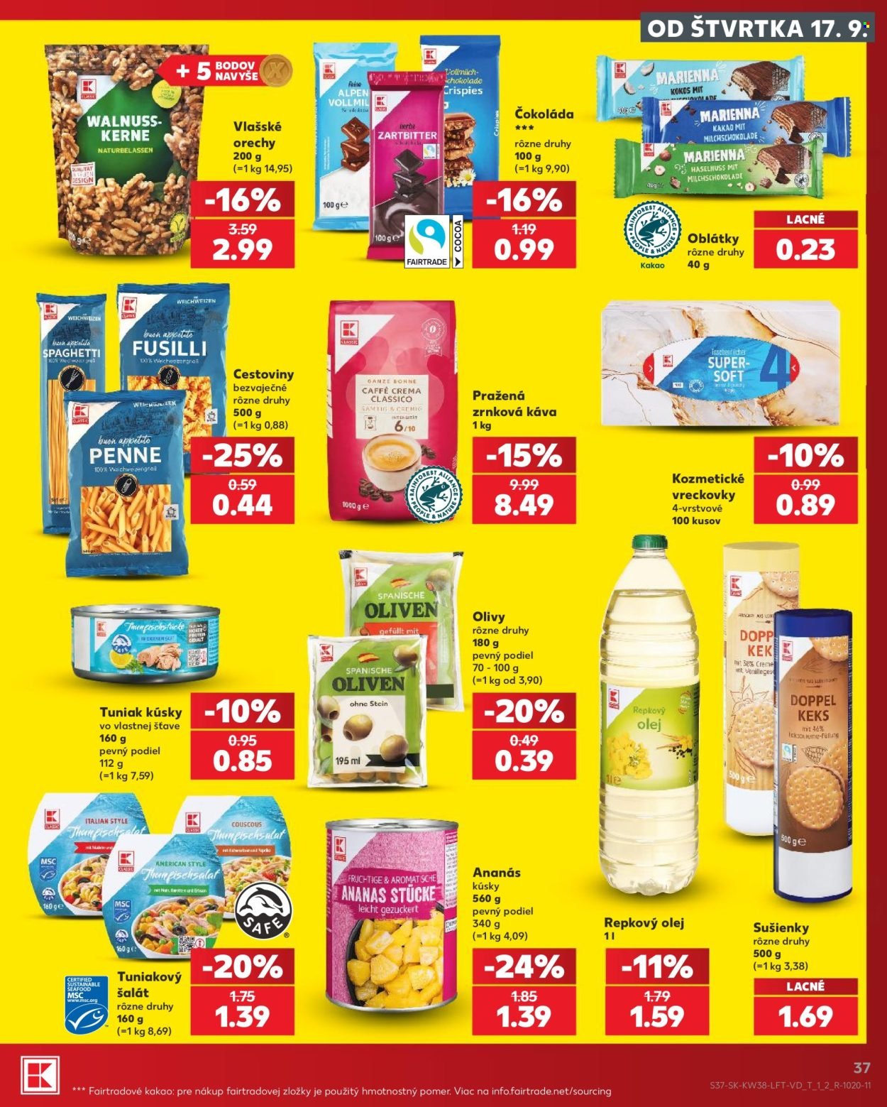 KAUFLAND leták - Od štvrtka 17.9.2026