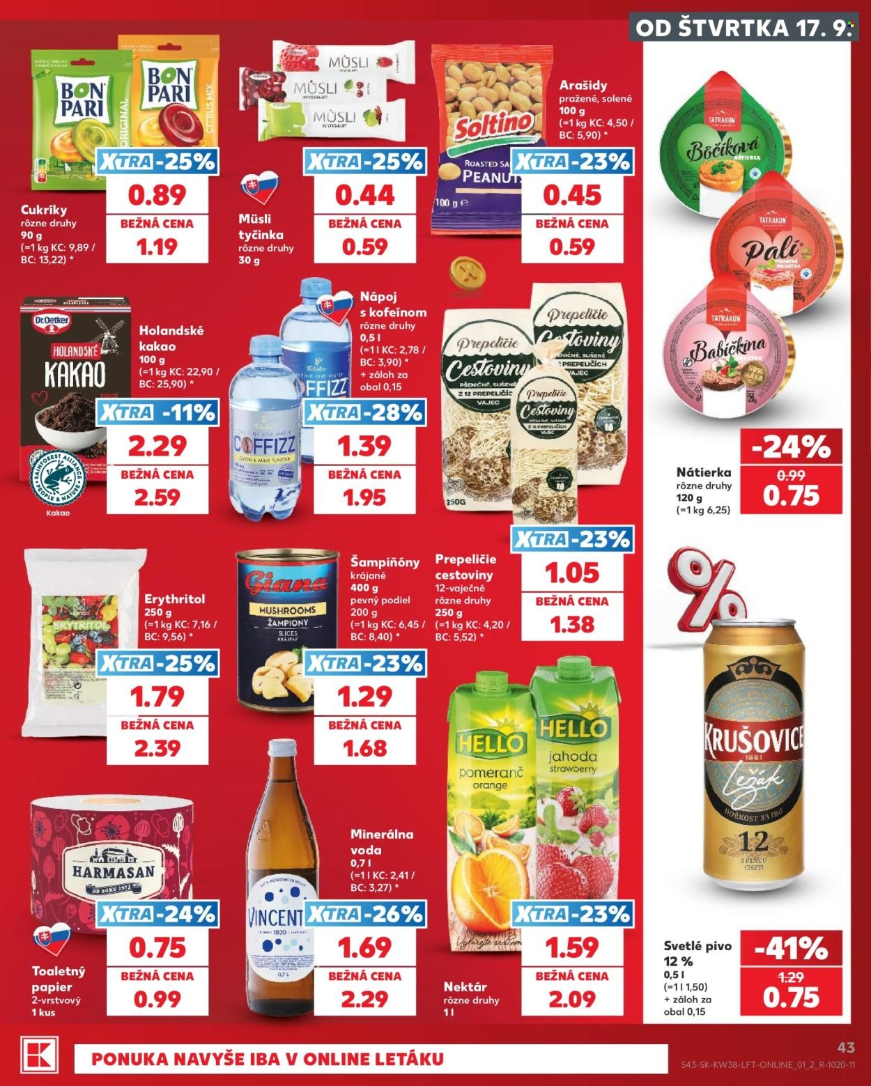 KAUFLAND leták - Od štvrtka 17.9.2026