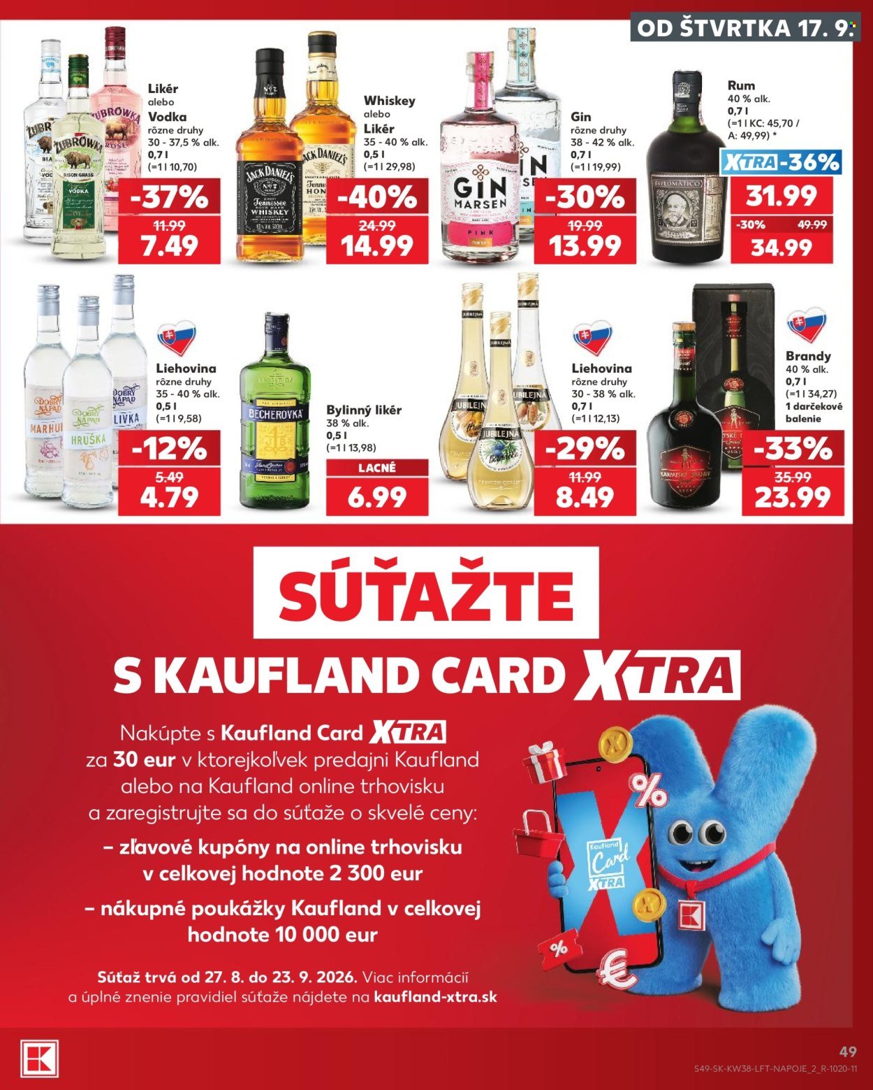 KAUFLAND leták - Od štvrtka 17.9.2026