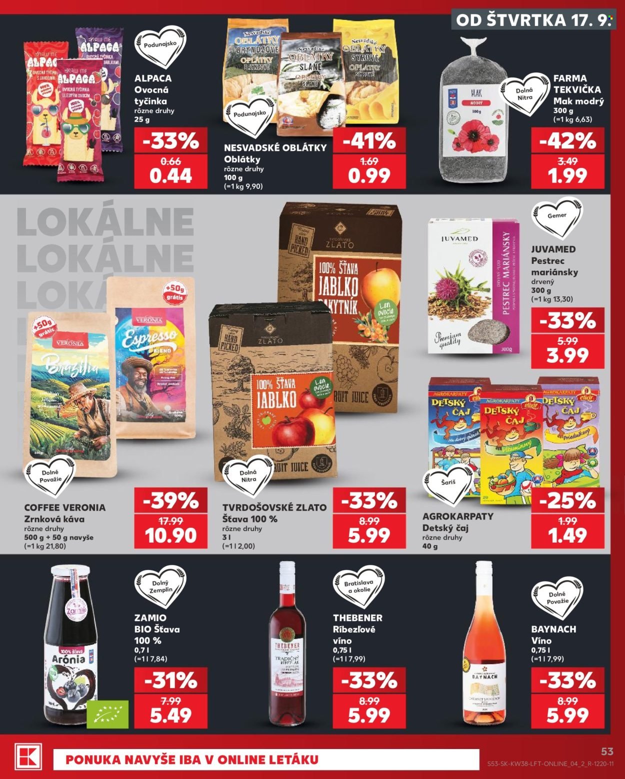 KAUFLAND leták - Od štvrtka 17.9.2026