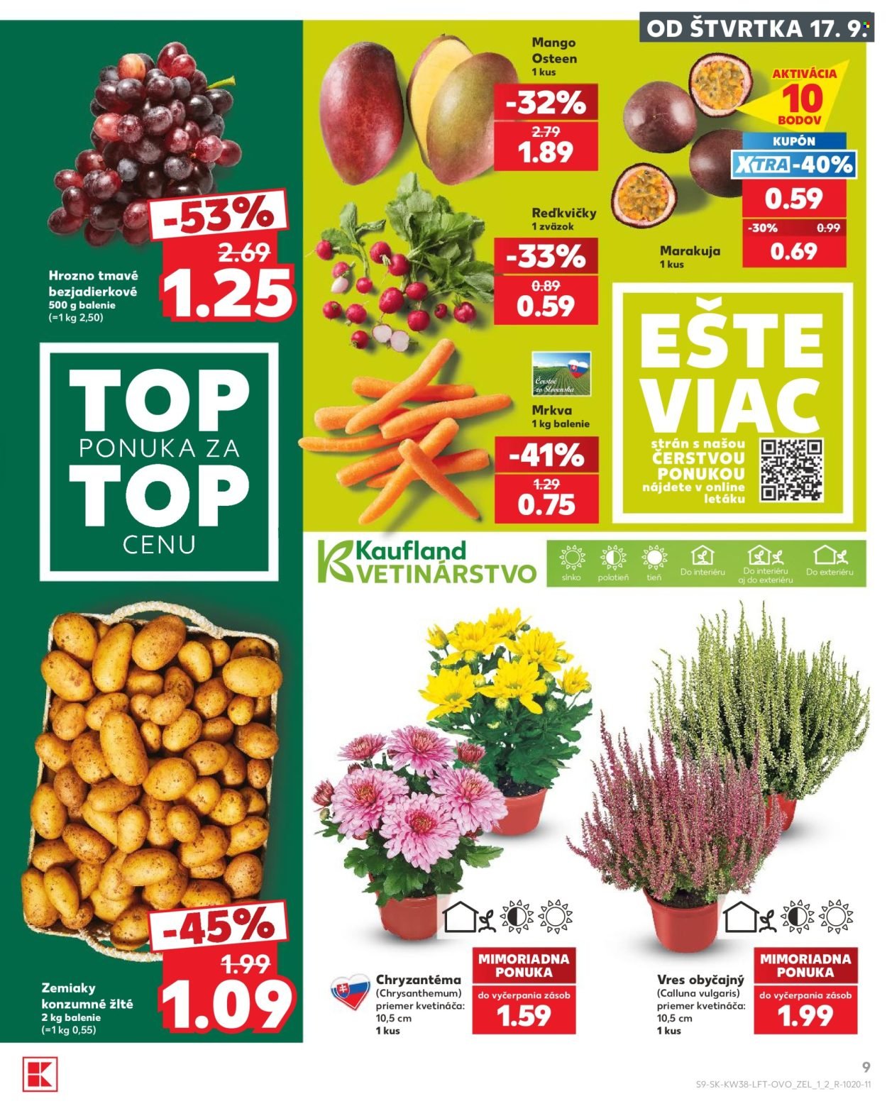 KAUFLAND leták - Od štvrtka 17.9.2026