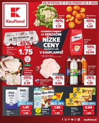 KAUFLAND leták - Od štvrtka 17.9.2026