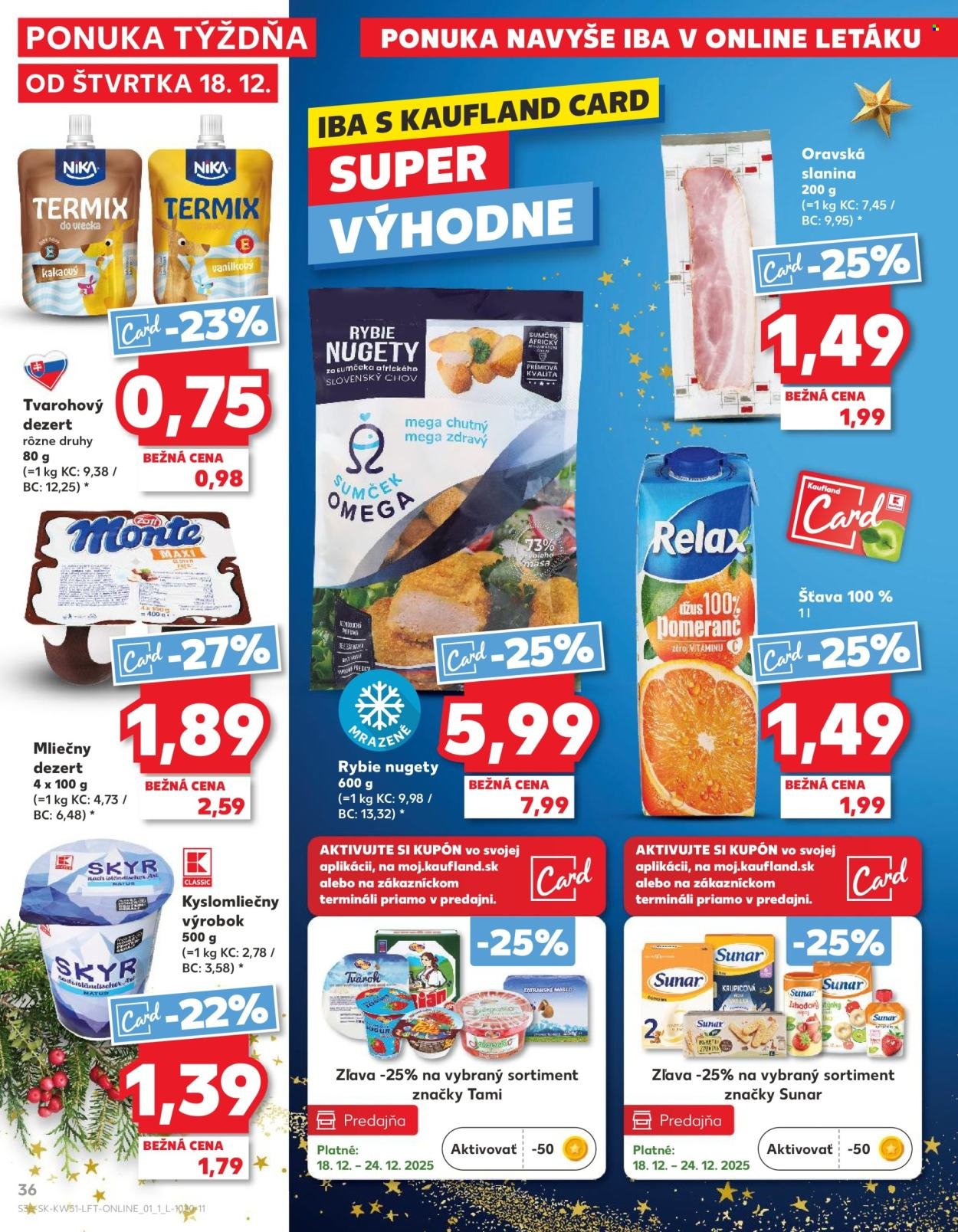 KAUFLAND leták - Od štvrtka 18.12.2025 (2025-12-18 - 2025-12-24) | 36