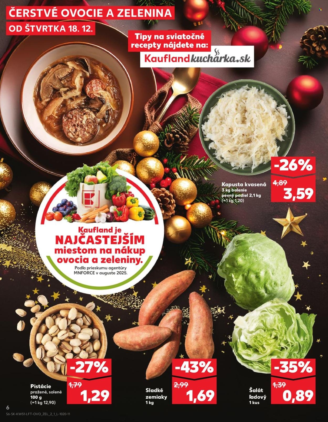 KAUFLAND leták - Od štvrtka 18.12.2025 (2025-12-18 - 2025-12-24) | 6