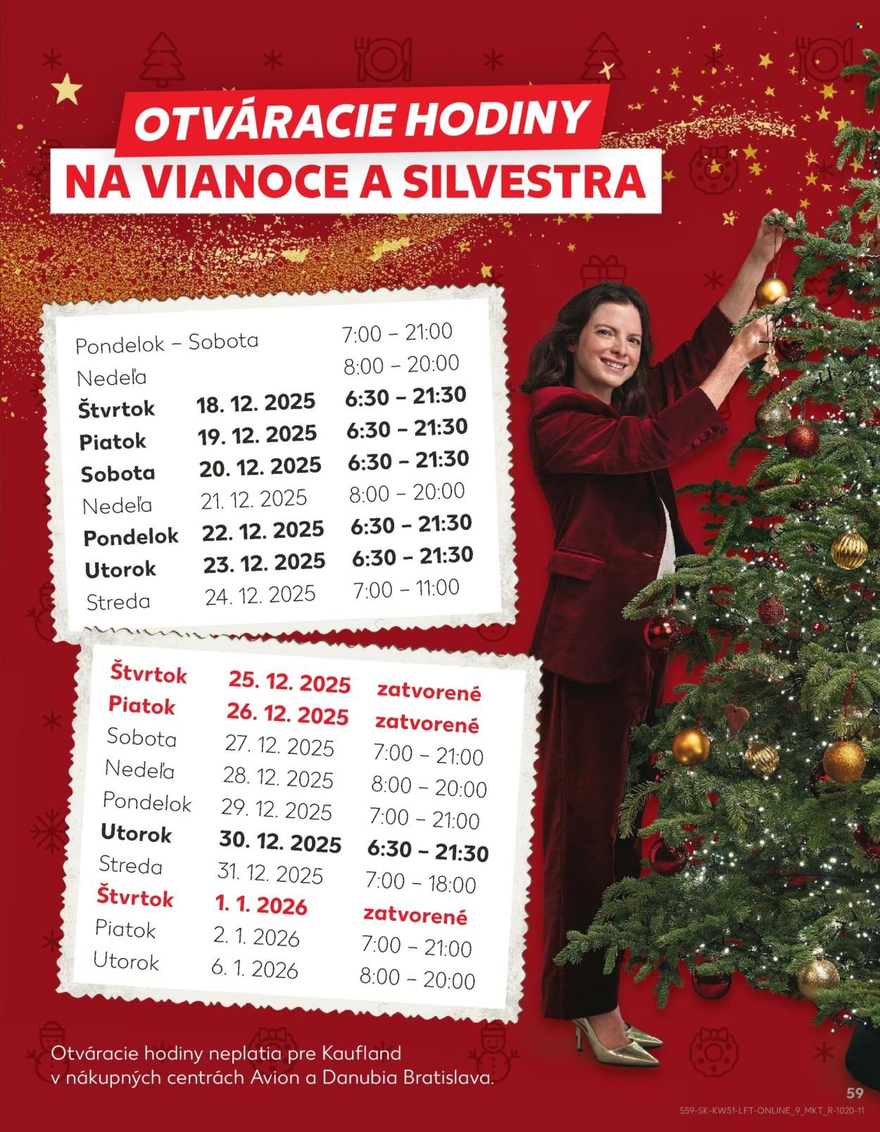 KAUFLAND leták - Od štvrtka 18.12.2025 (2025-12-18 - 2025-12-24) | 59