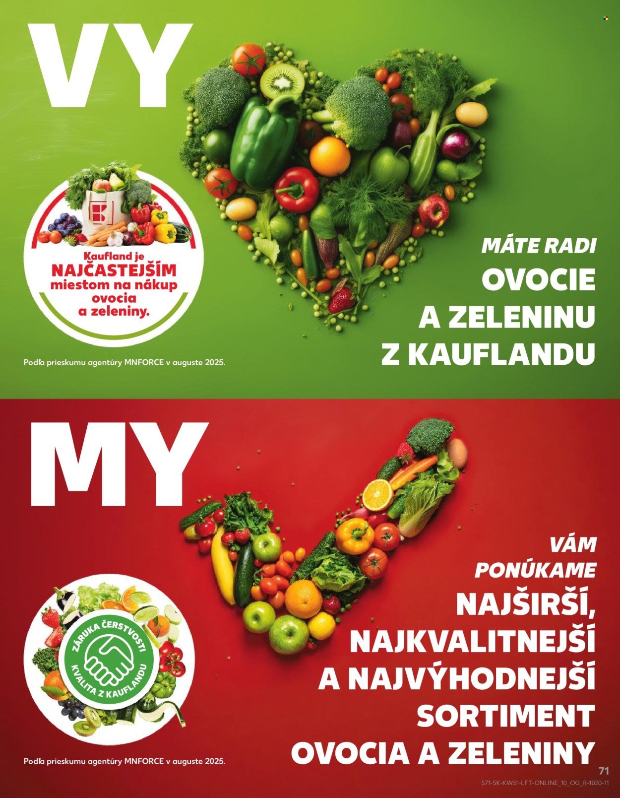 KAUFLAND leták - Od štvrtka 18.12.2025 (2025-12-18 - 2025-12-24) | 71