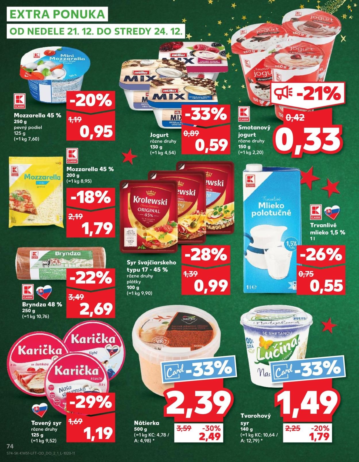KAUFLAND leták - Od štvrtka 18.12.2025 (2025-12-18 - 2025-12-24) | 74