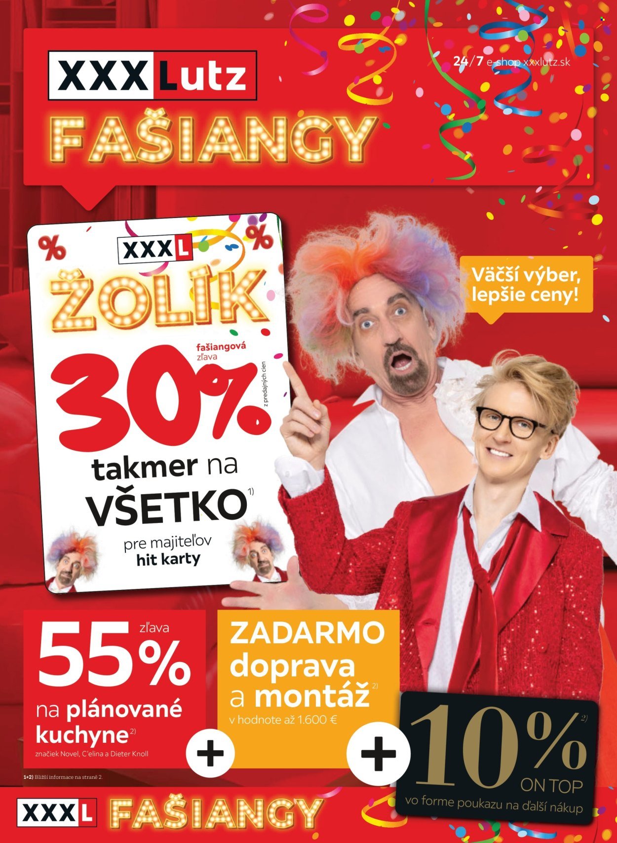 XXXLUTZ leták - Zľava 30 % takmer na všetko (2026-02-09 - 2026-02-22) | 1