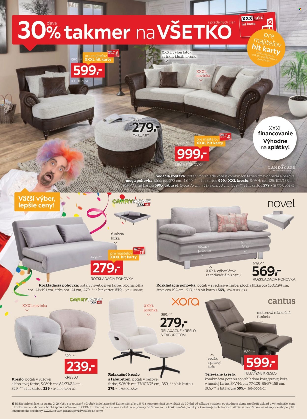 XXXLUTZ leták - Zľava 30 % takmer na všetko (2026-02-09 - 2026-02-22) | 4