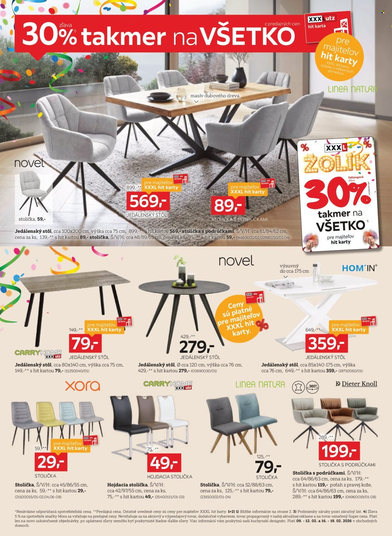 XXXLUTZ leták - Zľava 30 % takmer na všetko (2026-02-09 - 2026-02-22) | 8