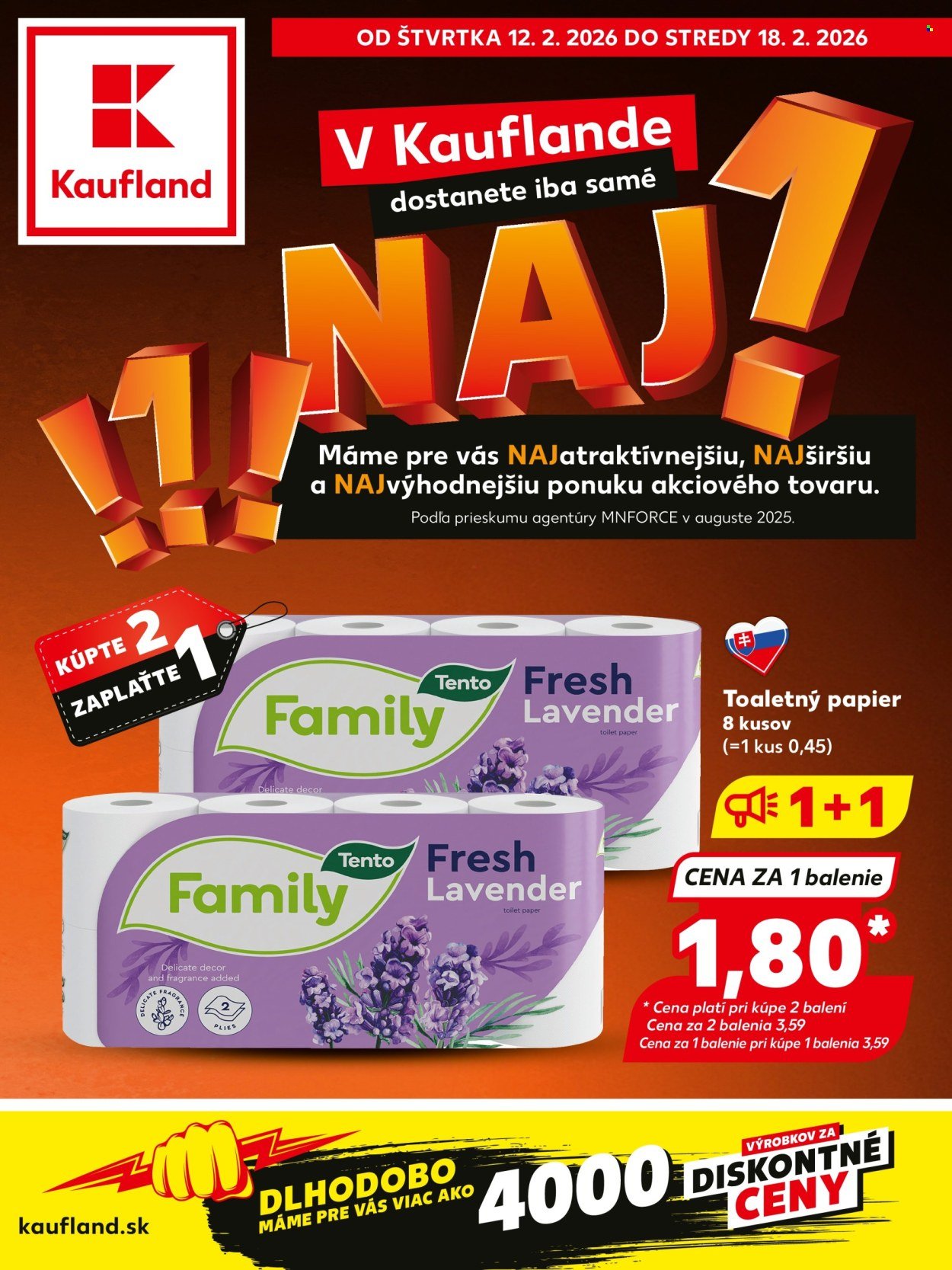 KAUFLAND leták - NAJ! (2026-02-12 - 2026-02-18) | 1