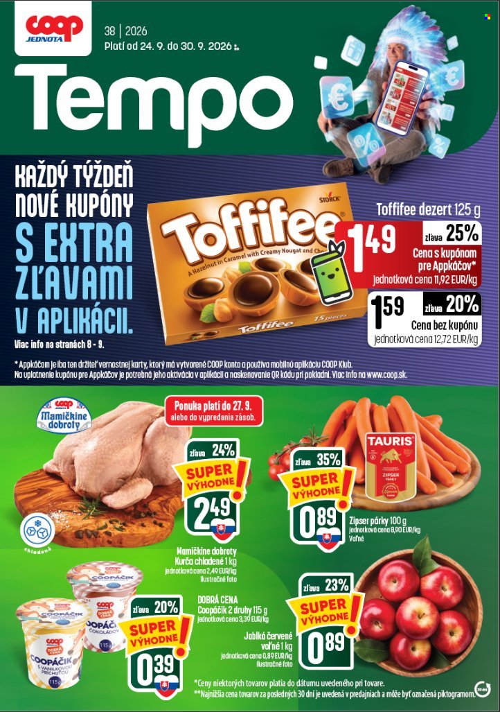 COOP JEDNOTA leták - Od štvrtka 24.9.2026