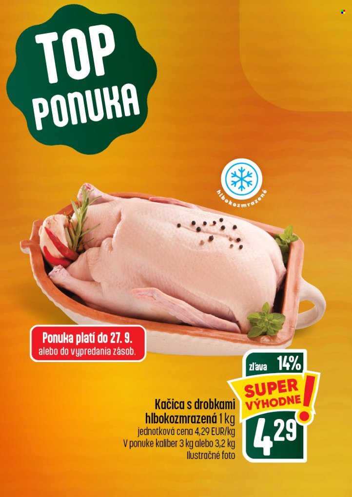 COOP JEDNOTA leták - Od štvrtka 24.9.2026