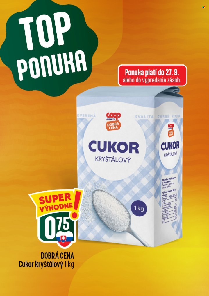COOP JEDNOTA leták - Od štvrtka 24.9.2026