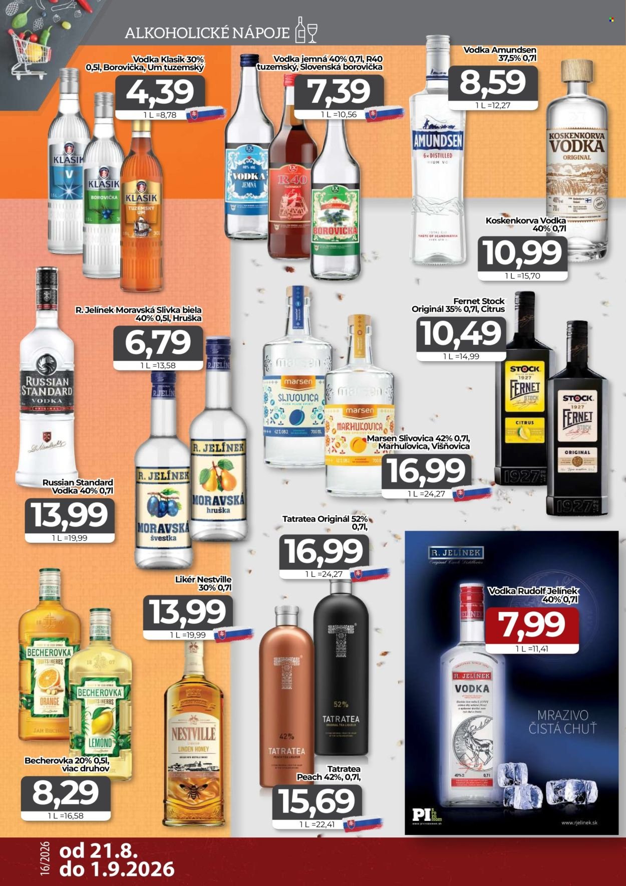 CBA KOMFOS leták - Výhodná ponuka - opäť lacnejšie