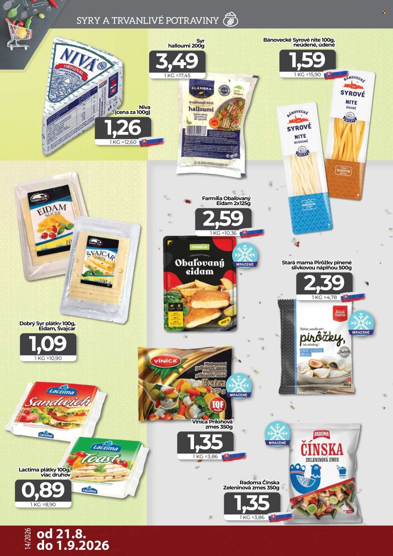 CBA KOMFOS leták - Výhodná ponuka - opäť lacnejšie