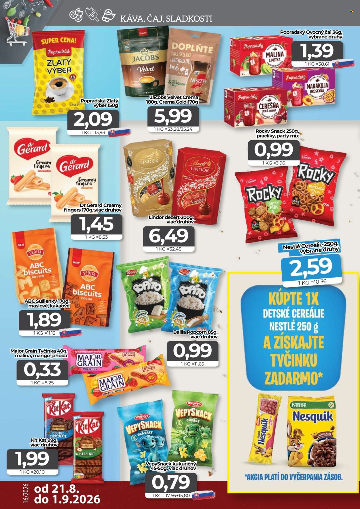 CBA KOMFOS leták - Výhodná ponuka - opäť lacnejšie
