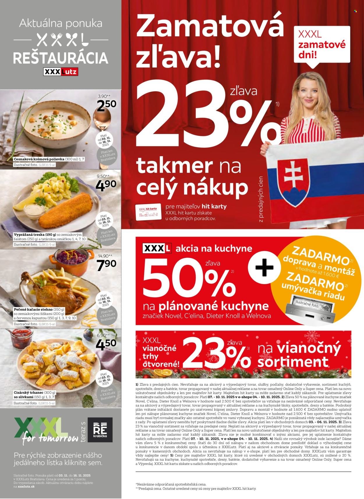 XXXLUTZ leták - Zľava 23 % na takmer celý nakup (2025-11-03 - 2025-11-16) | 2