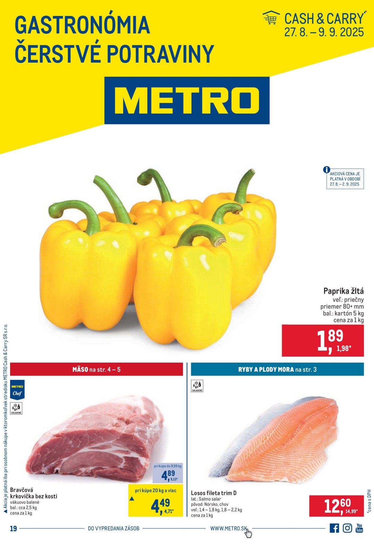 METRO leták - Obchodní partneri (2025-08-27 - 2025-09-23) | 1