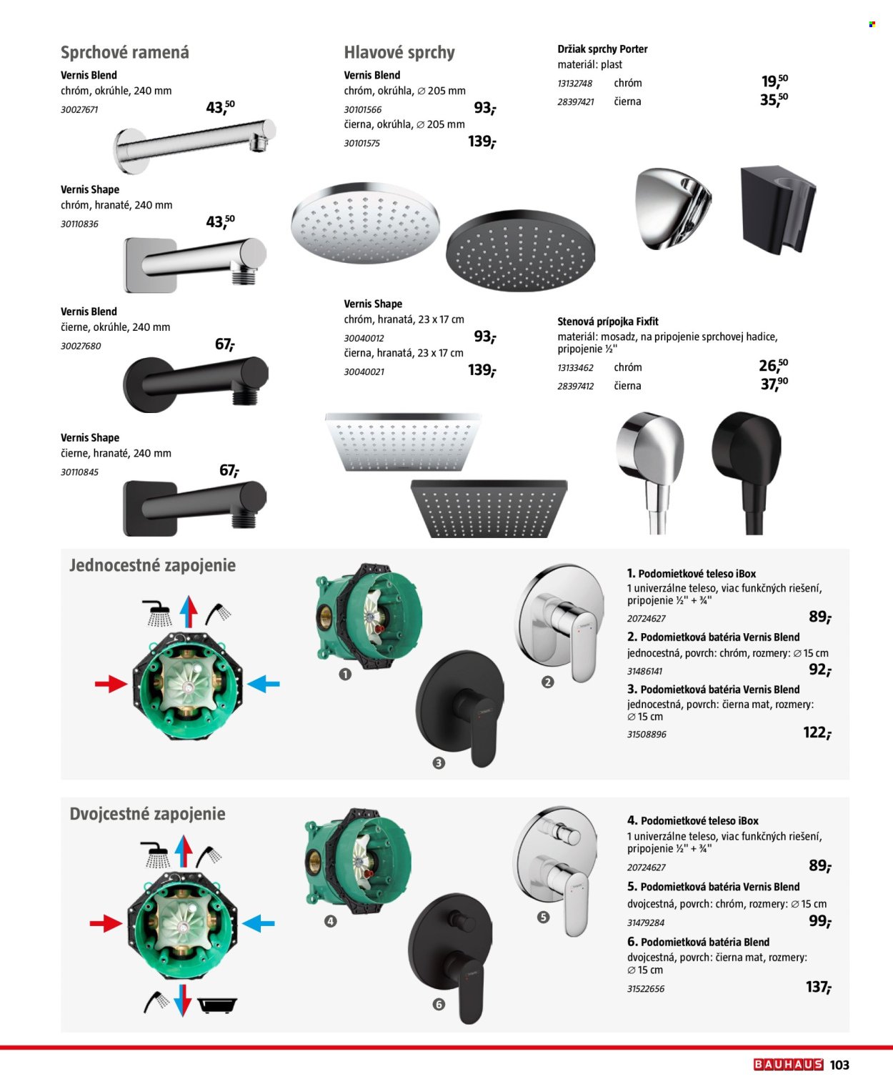 HORNBACH leták - Sanita (2025-10-30 - 2026-03-31) | 103
