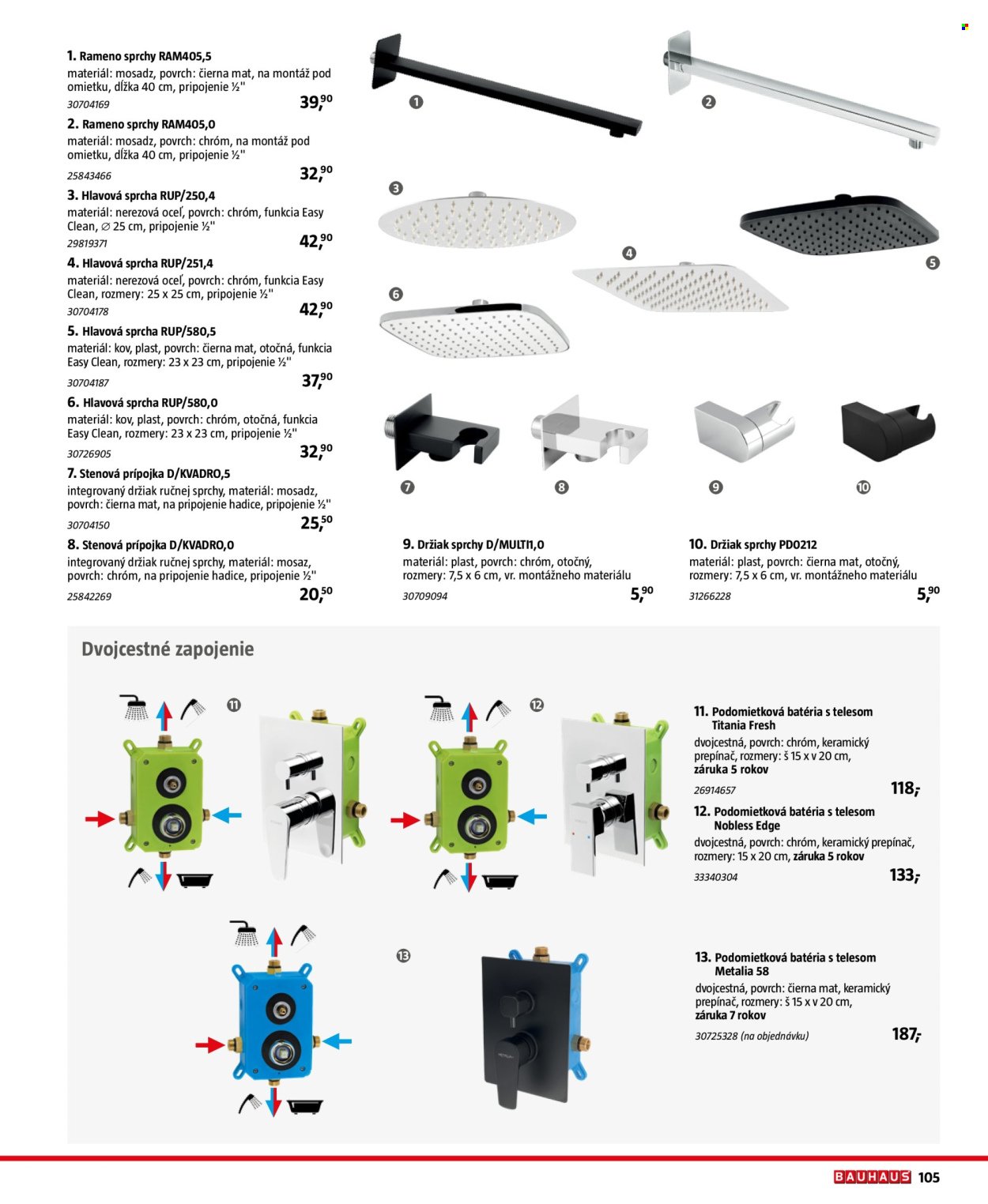 HORNBACH leták - Sanita (2025-10-30 - 2026-03-31) | 105