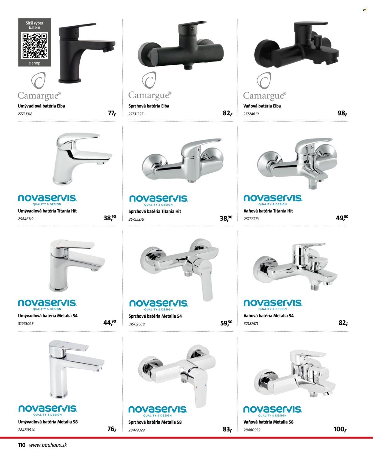 HORNBACH leták - Sanita (2025-10-30 - 2026-03-31) | 110