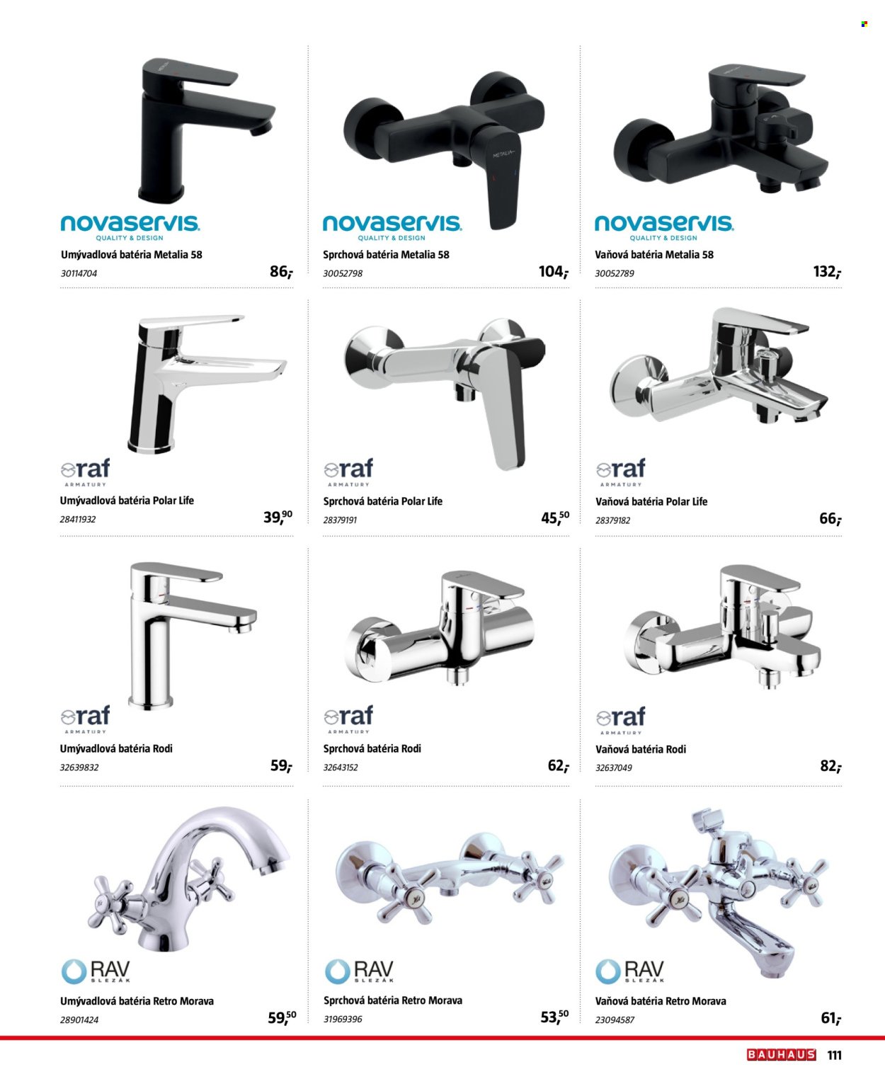 HORNBACH leták - Sanita (2025-10-30 - 2026-03-31) | 111