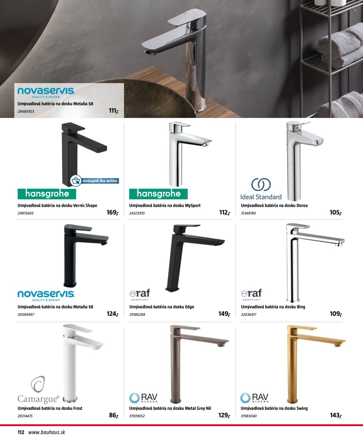 HORNBACH leták - Sanita (2025-10-30 - 2026-03-31) | 112