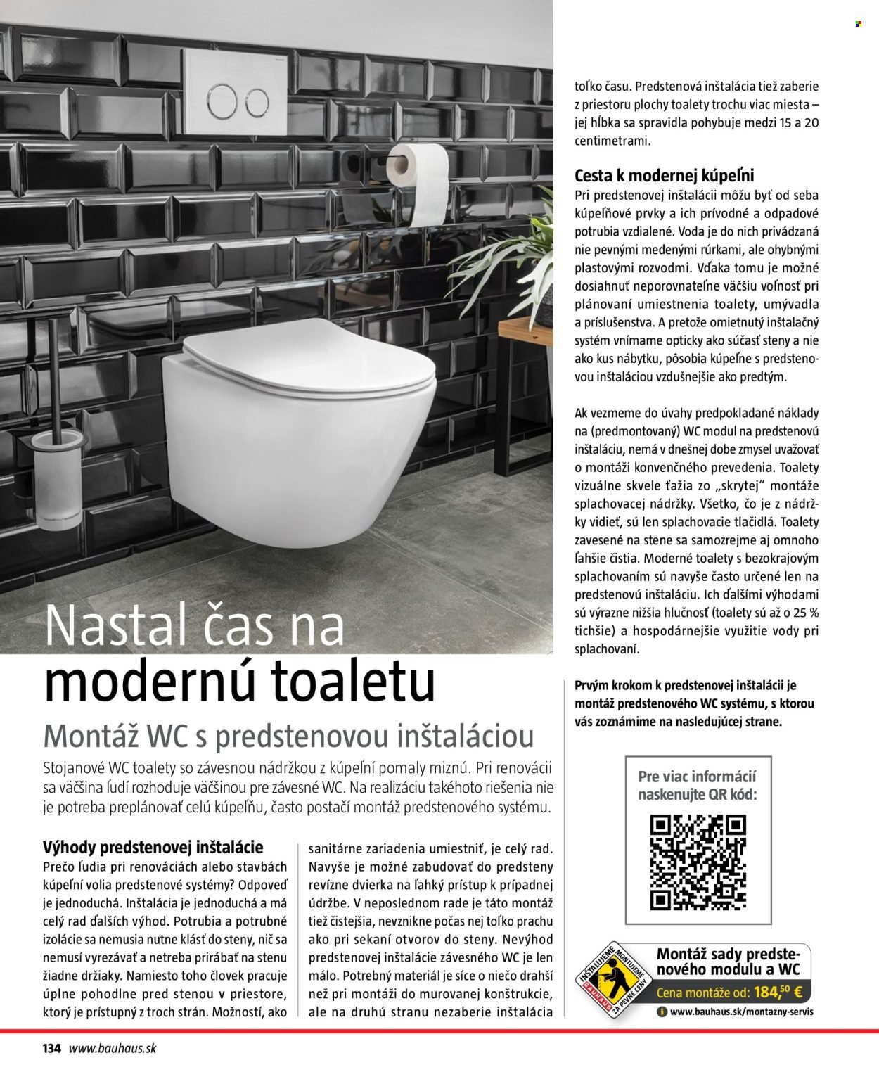 HORNBACH leták - Sanita (2025-10-30 - 2026-03-31) | 134