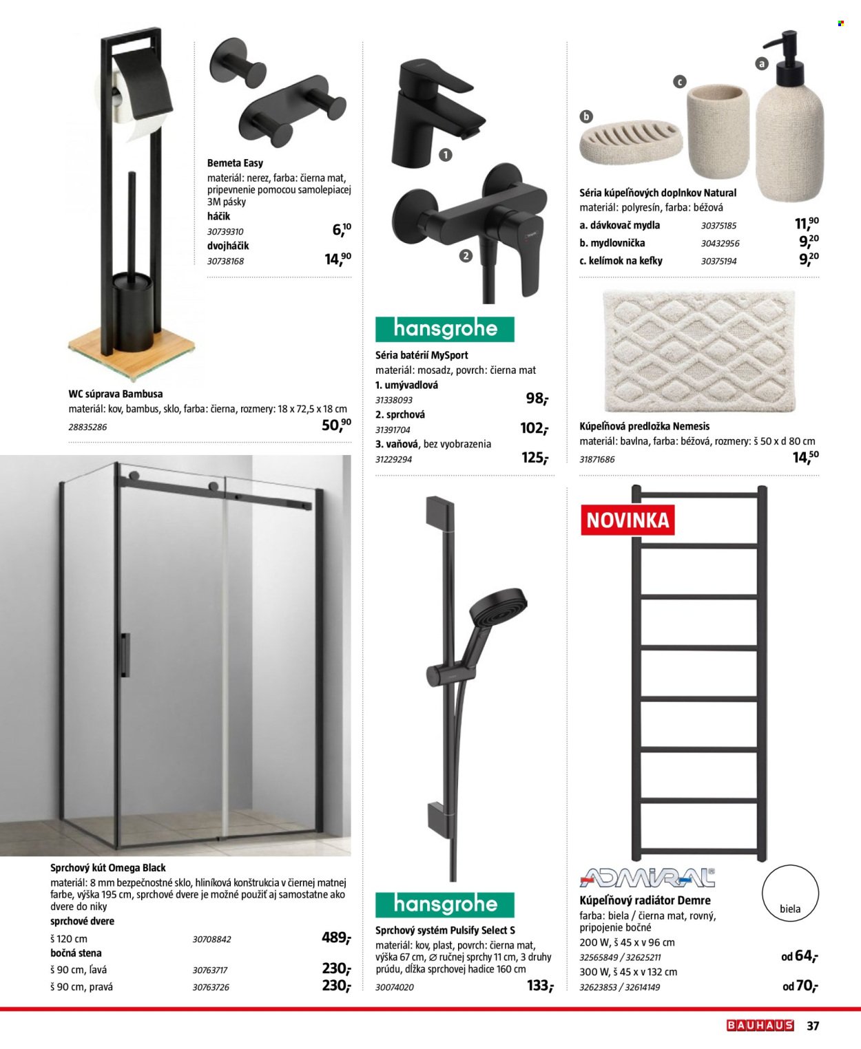 HORNBACH leták - Sanita (2025-10-30 - 2026-03-31) | 37